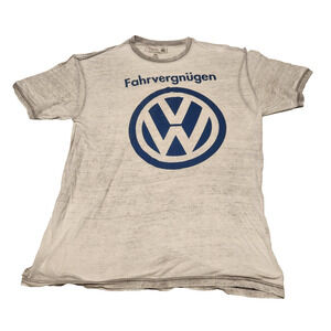 VW Volkswagon Fahrvergnügen Officially Licensed Sheer Lightweight T-Shirt Mens L